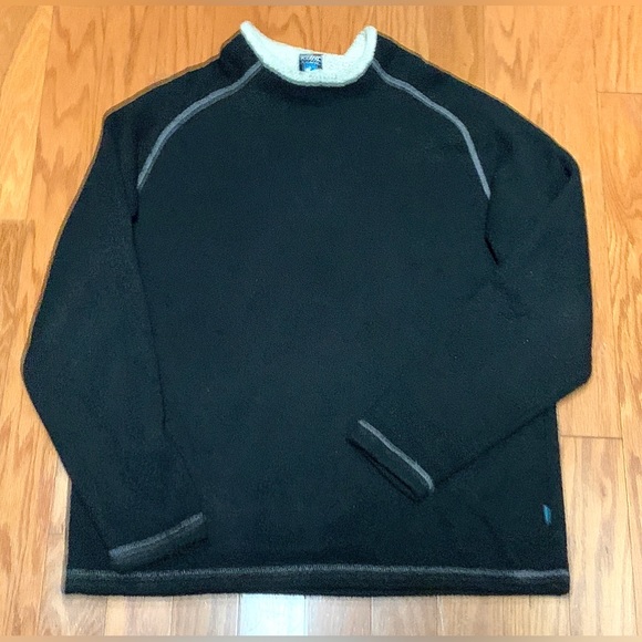 Vtg Men’s XL KUHL Alfpaca Fleece Lightweight Packable Stovepipe Rollneck Sweater - Picture 4 of 14